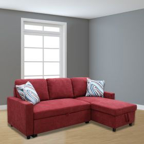 Rad Flannelette 4-Piece Couch Living Room Sofabed