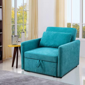 Green Lint Convertible Sofabed Chair