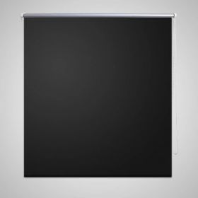 Roller blind Blackout 39.4"x90.6" Black