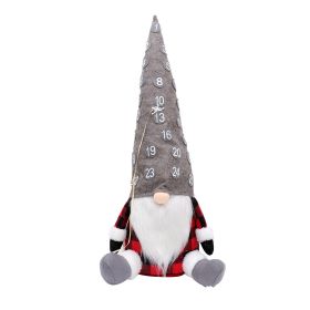 Christmas Decoration Props Doll Ornaments (Option: Gray)