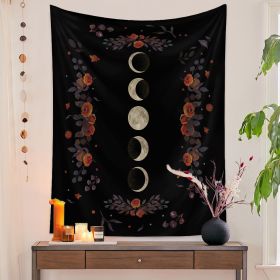 European Retro Mushroom Hanging Cloth Plant Homestay Tapestry (Option: K-95X75CMInstallation package)