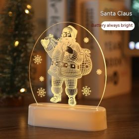 Christmas Decorations Night Light Decoration (Option: Santa Claus-Battery Type)