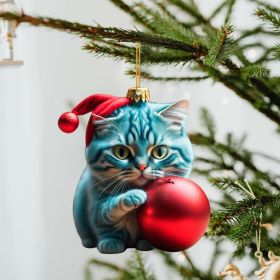 Christmas Creative Kitty Car Backpack Pendant Home Decoration Gift (Option: 10)