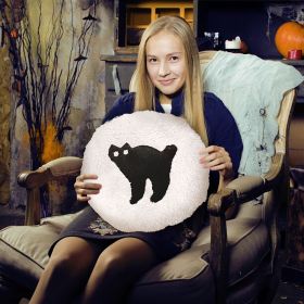 Cookie Black Cat Pumpkin Creative Style For Children And Kids Gift (Option: Halloween Pillow B)