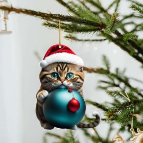 Christmas Creative Kitty Car Backpack Pendant Home Decoration Gift (Option: 3)