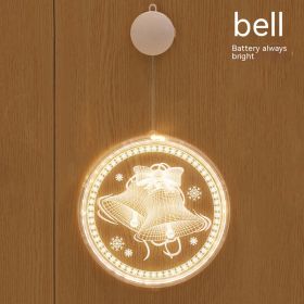 Christmas Decoration Holiday Indoor Ambience Light (Option: Jingling Bell Battery-16cm Disc)