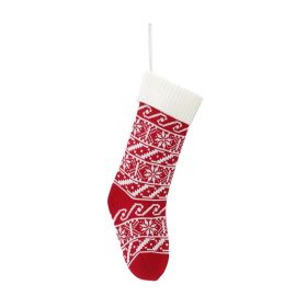 Christmas Decorations Red And Green Wool Socks (Option: Wool Socks Type A)