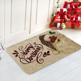 Country Striped Christmas Decorative Floor Mat (Option: RZ American 15-50x80cm)