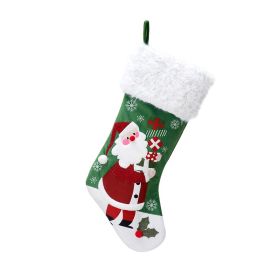 Christmas Decoration Supplies Flannel Gift Bag (Option: Elderly)