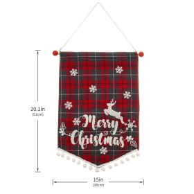 Christmas Fashion Minimalist Ornament Wall Flag (Option: Christmas Flag)