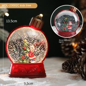 Christmas Holiday Decorations Luminous Simulation Flat Light (Option: WDL 23002C Kids Tree-With Battery)