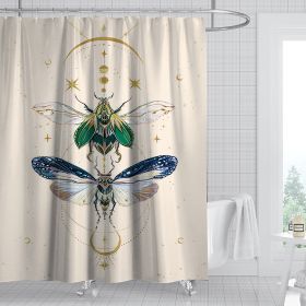 Digital Print-free Bathroom Curtain (Option: YLHTYY03-90gsm finished product 400g)