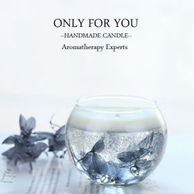 Immortal Floral Candle Gift Decoration (Option: Blue Ball Cup)