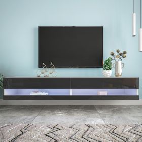 180 Wall Mounted Floating 80 (Color: Black)