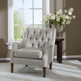 Qwen Button Tufted Accent Chair (Color: as Pic)