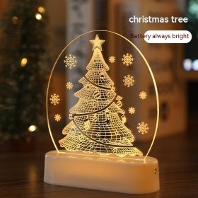 Christmas Decorations Night Light Decoration (Option: Christmas Tree-Battery Type)