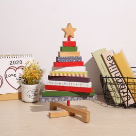 Christmas Building Blocks Decorations Desktop (Option: Small Size)