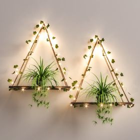 Wall Mount Hanging Plant Stand For Decoration Bedroom (Option: Two Packs)